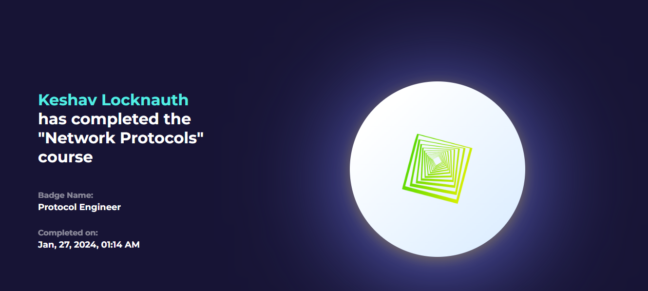 LetsDefend Protocol Engineer badge